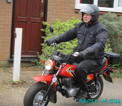 Arriving at Bromeswell village hall