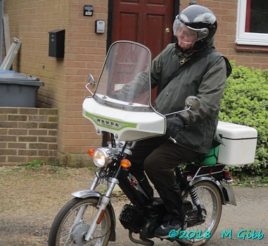 Arriving at Bromeswell village hall