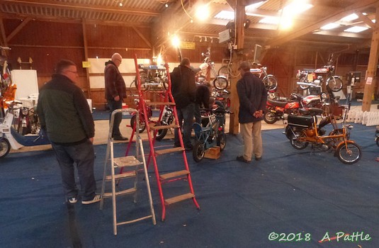 Setting up the EACC stand at Copdock Show
