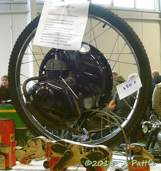Cyclemaster wheel at Central Classics, Houten