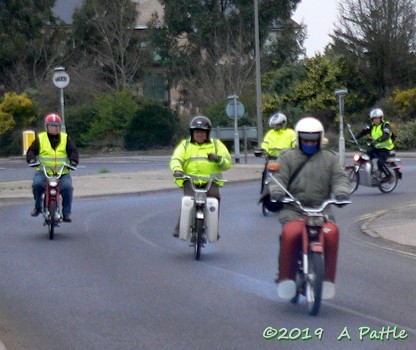 EACC Mince Pie Run leaving Ipswich