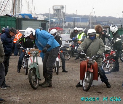 EACC Mince Pie Run at Orwell Yacht Club, Ipswich