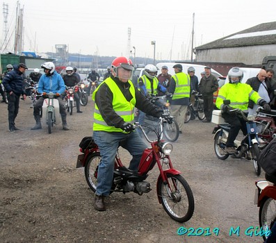 EACC Mince Pie Run at Orwell Yacht Club, Ipswich