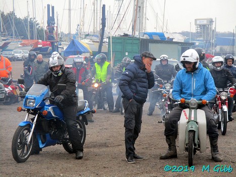 EACC Mince Pie Run at Orwell Yacht Club, Ipswich