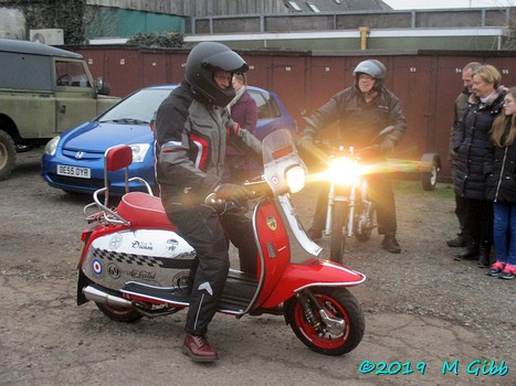 EACC Mince Pie Run leaving Ipswich