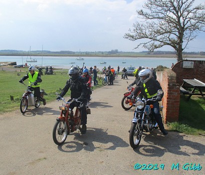 EACC Radar Run leaving Ramsholt