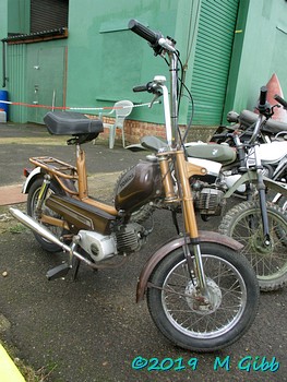 Cycles and mopeds at Suffolk Aviation Heritage Group