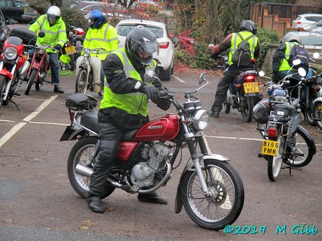 Kneels Wheels leaving Claydon