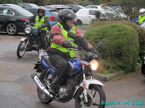 Kneels Wheels leaving Claydon