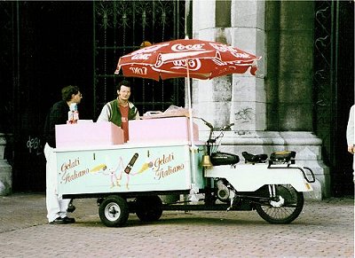 Apollo ice cream tricycle