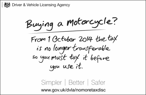 tax disc abolition banner