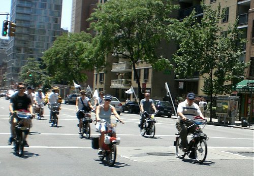Solexes on the streets of New York