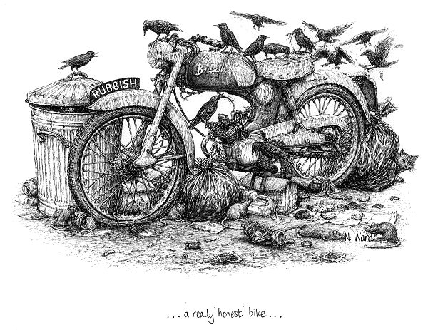 BSA Beagle drawing