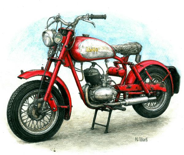Stella Mini Bike drawing